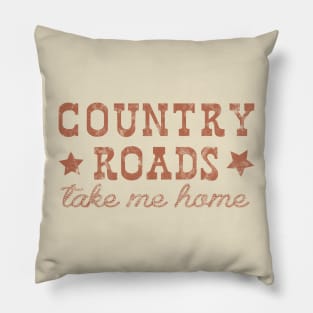 Country Roads Pillow