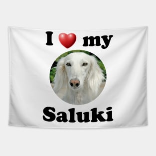 I Love My Saluki Tapestry