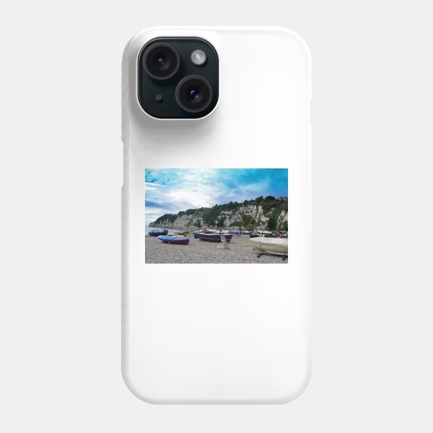 Beer beach Jurassic Coast Devon England Phone Case by AndyEvansPhotos