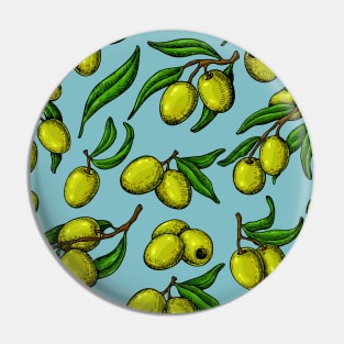 Olives - Mediterranean pattern Pin