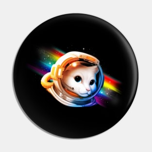 Astronaut Cat Pin