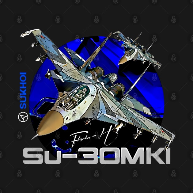 Sukhoi SU-30 MKI Russian Fighterjet by aeroloversclothing