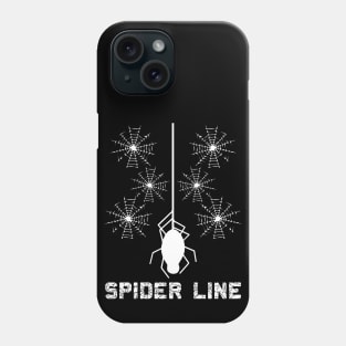 White Spider Line Phone Case