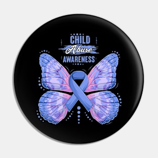 Child Abuse Prevention Awareness Month Blue Ribbon gift idea Pin