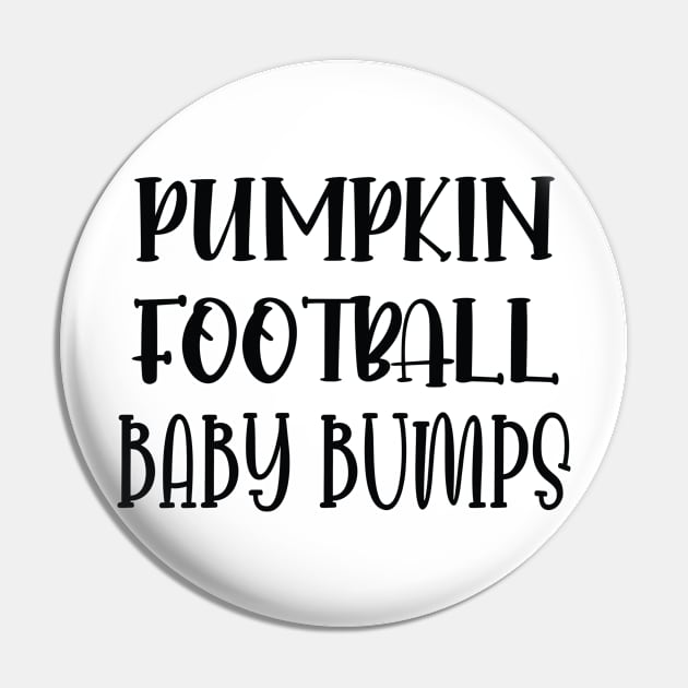Pumpkin Football Baby Bumps / Football Pregnancy Announcement / Cute Halloween Pumpkin Gift New For Mom Pin by WassilArt
