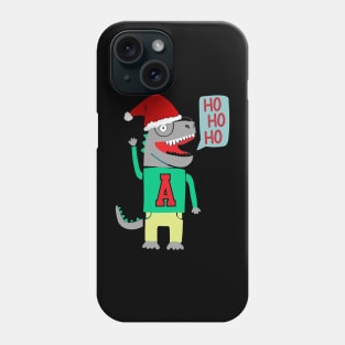 Cute Christmas Dinosaur Ho Ho Ho Phone Case