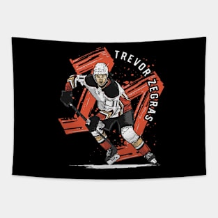 Trevor Zegras Anaheim Brush Tapestry