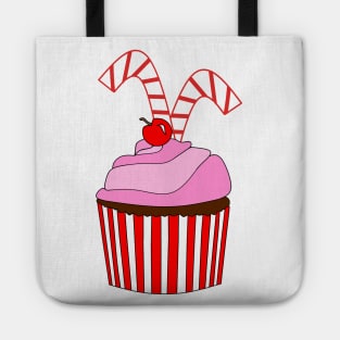 CUPCAKES And Candy Canes Tote