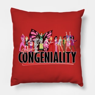 Miss Congeniality from RuPaul's Drag Race Pillow