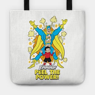 Banana Man Cartoon Tote