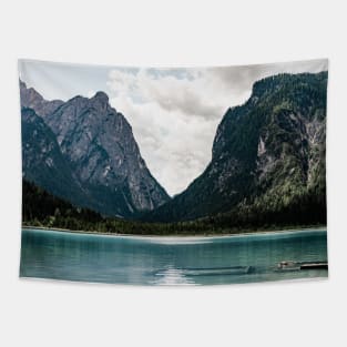 Lake in the Mountains Landscape Tapestry