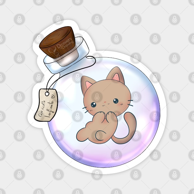 cute potion Magnet by Drawers of Drawing