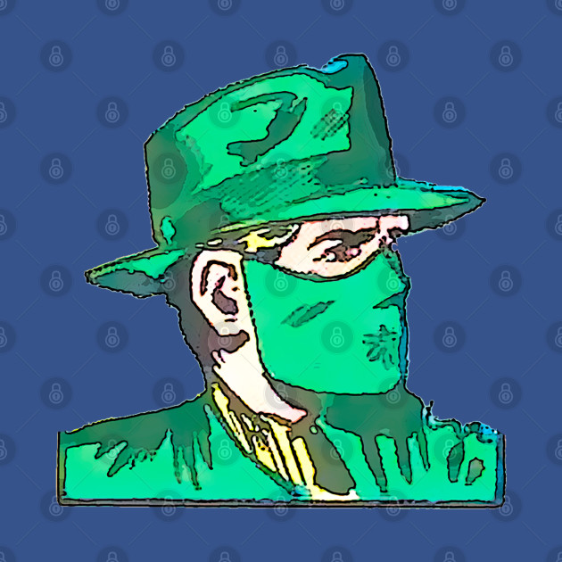 Discover man in green mask and hat - Green Mask And Hat - T-Shirt