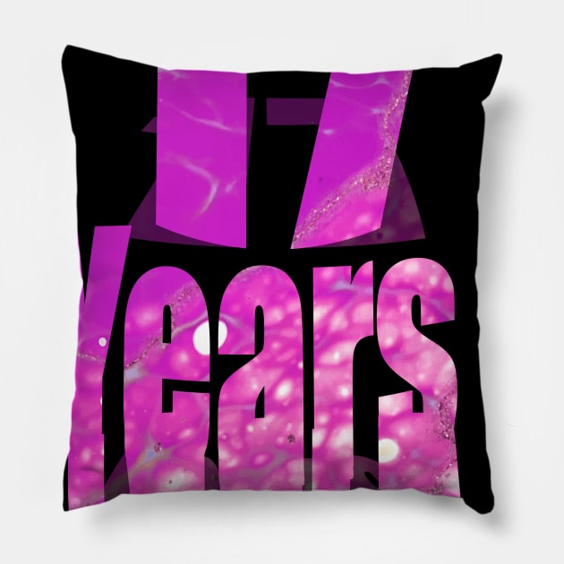 17 years old Pillow by Yous Sef