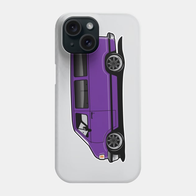 1994 Dodge Van Purple Phone Case by RBDesigns