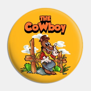 Retro Rustler: Vintage Cowboy Adventure Pin