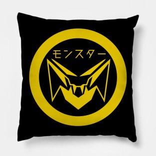 Monster In Yellow 2 Pillow