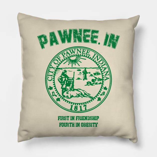 Pawnee IN Pillow by Kishiton