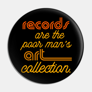 Retro Records are the Poor Man's Art Pin