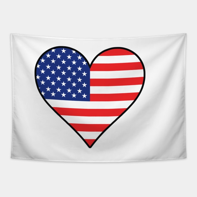 I Love America Tapestry by dustbrain