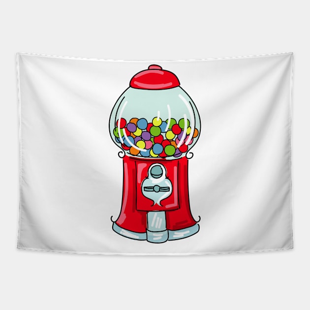 Gumball Machine Tapestry by SWON Design