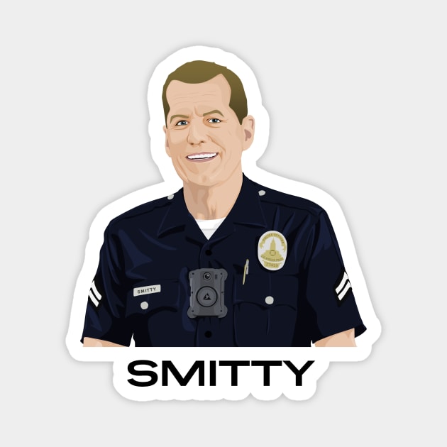 Smitty v1 | The Rookie - Season 4 Magnet by gottalovetherookie