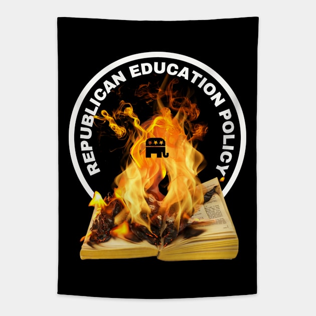 Republican Education Policy Tapestry by TJWDraws