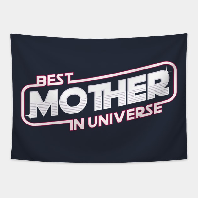 The best mother, mom in universe Tapestry by pujartwork