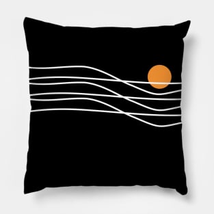 Sunset stripes Pillow