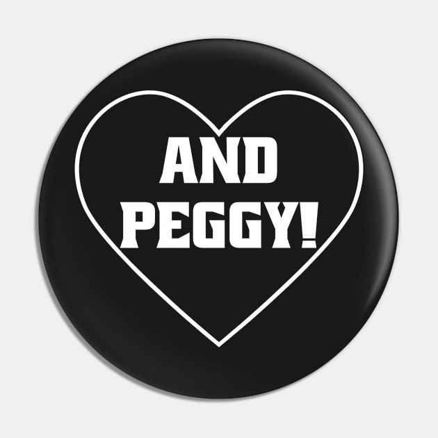 and Peggy Shirt  With Heart Pin by themelonink