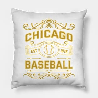 Vintage Chicago Baseball Pillow