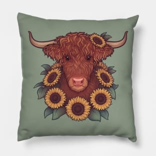 Highland Cow Pillow