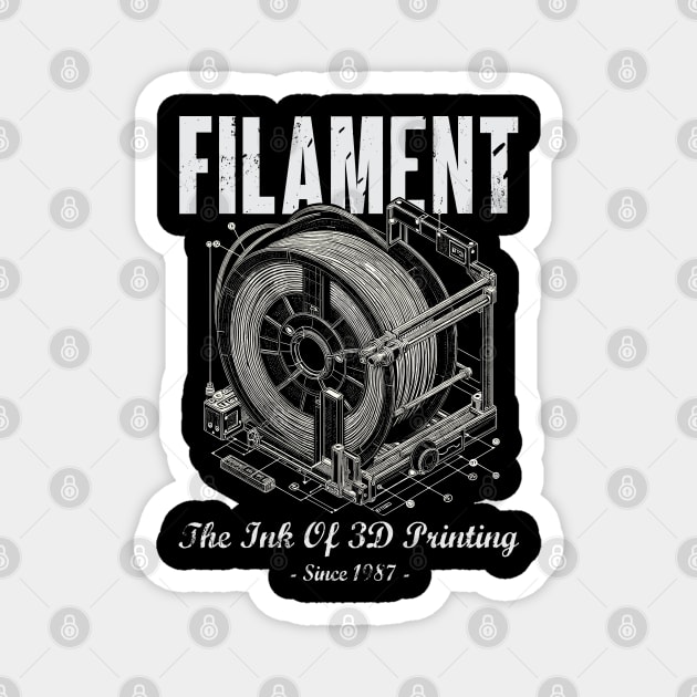 Filament : The Ink Of 3D Printing Magnet by Depot33