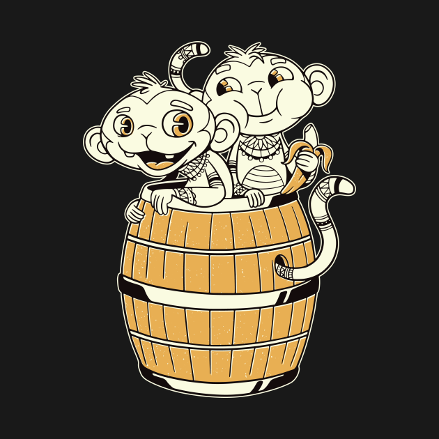 Disover Monkey Tribals - Monkey - T-Shirt