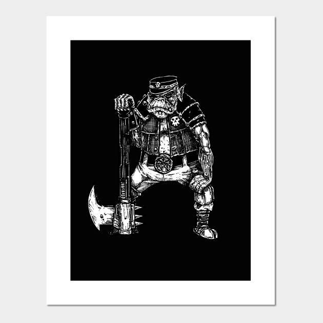 Ork Axe - Orks - Posters and Art Prints | TeePublic
