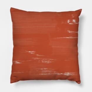 Red Clay painting Pillow