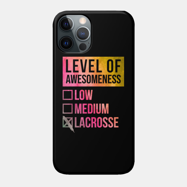 lacrosse player - Lacrosse Player - Phone Case