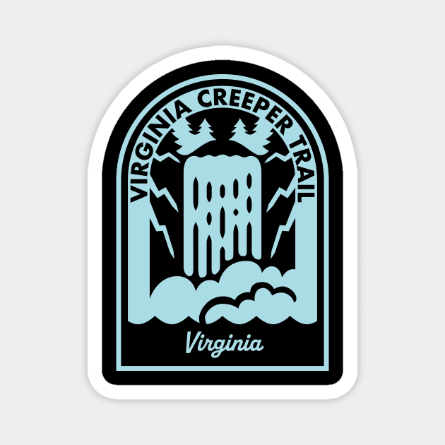 Virginia Creeper Trail Virginia Magnet by HalpinDesign