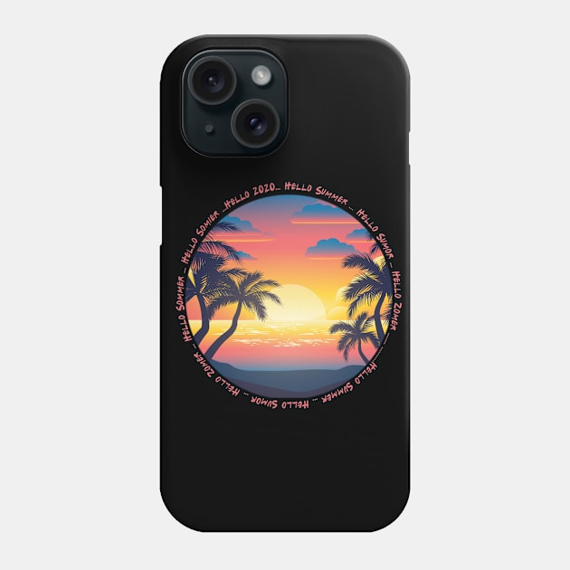 Hello summer Phone Case by qrotero