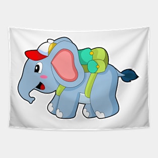 Elephant School Backpack Tapestry