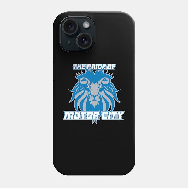 The Pride of Motor City Hometown Detroit Phone Case by Vector Deluxe