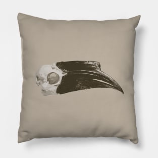 Skull of A Hornbill Pillow