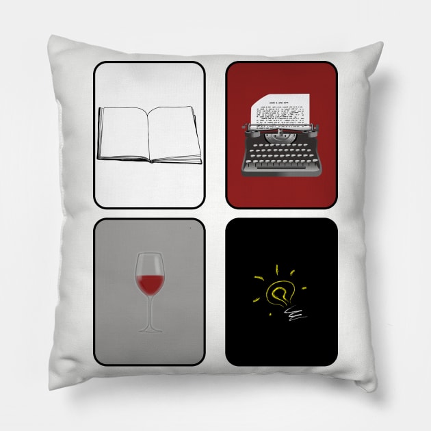 Writer - Author Pillow by MissMorty2