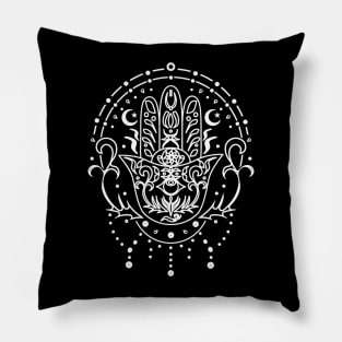 Hand of Fatima - Chamsa - Esoteric Spiritual Yoga Pillow