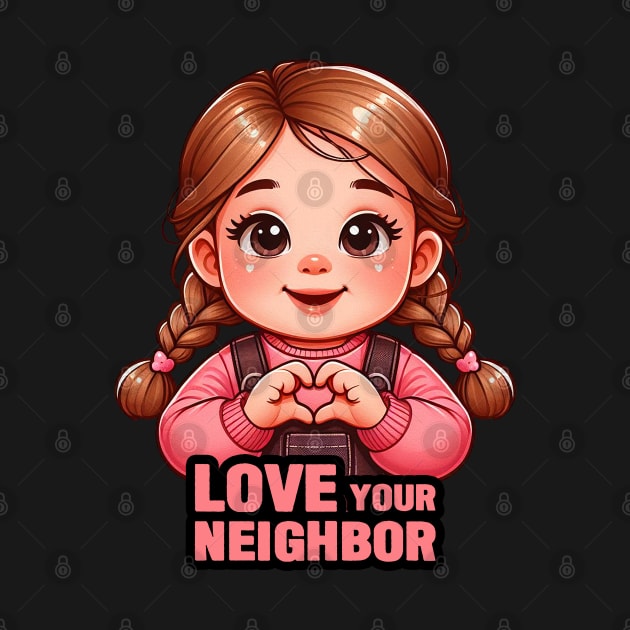 Love Your Neighbor by Plushism