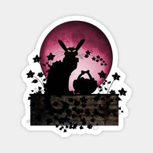 Chat Noir Easter Magnet