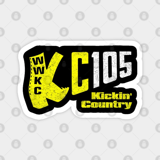 WWKC 105 Radio Station Magnet by Immortal Sickness