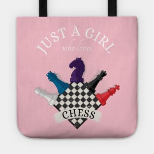 Just A Girl Who Loves Chess Tote