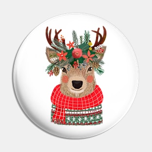 Christmas Squad Reindeer Pin