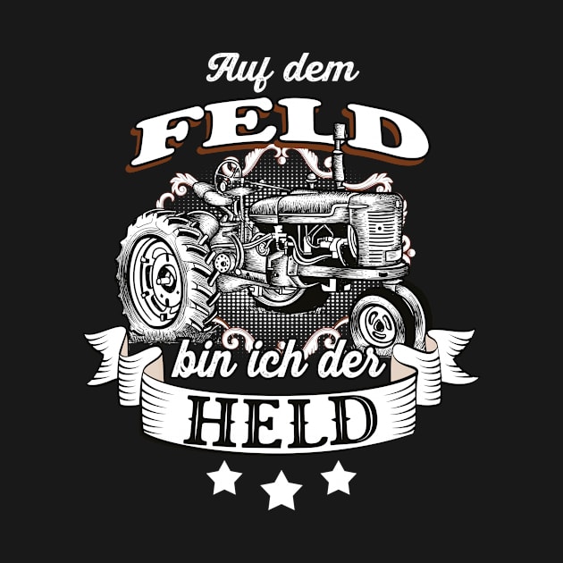 Bauer Trecker Traktor Landwirt Geschenk by Foxxy Merch